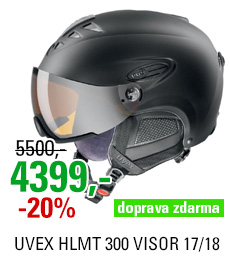 UVEX HLMT 300 VISOR black mat S566162220 17/18