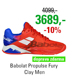 Babolat Propulse Fury Clay Men Red/Blue