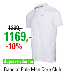 Babolat Polo Men Core Club White 2018