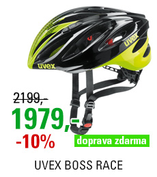 UVEX HELMA BOSS RACE, BLACK-NEON YELLOW 2018