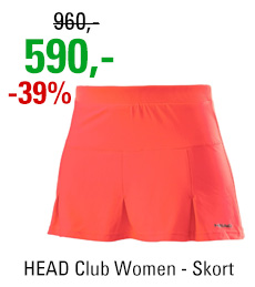 HEAD CLUB WOMEN - SKORT Orange