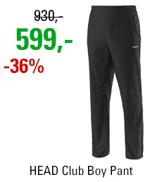 HEAD Club Boy Pant Black