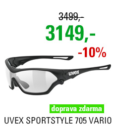 UVEX BRÝLE SPORTSTYLE 705 VARIO, BLACK MAT