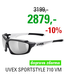 UVEX BRÝLE SPORTSTYLE 710 VM, BLACK MAT WHITE (2805)