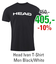 Head Ivan T-Shirt Men Black/White