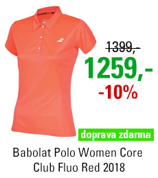 Babolat Polo Women Core Club Fluo Red 2018