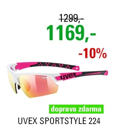 UVEX BRÝLE SPORTSTYLE 224, WHITE PINK