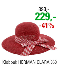 Klobouk HERMAN CLARA 350 ROUGE