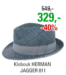 Klobouk HERMAN JAGGER 011 BLEU