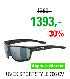 UVEX BRÝLE SPORTSTYLE 706 CV (ColorVision), BLACK MAT