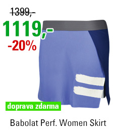 Babolat Perfromance Women Panel Skirt Blue 2018