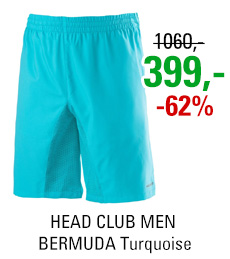 HEAD CLUB MEN - BERMUDA Turquoise