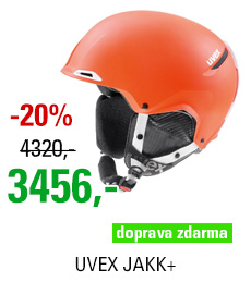 UVEX JAKK+ orange-white mat S566209800 17/18