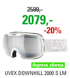 UVEX DOWNHILL 2000 S LM white dl/ltm silver clear S5504381026