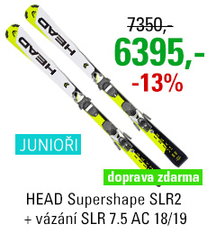 HEAD Supershape SLR2 + SLR 7.5 AC 18/19