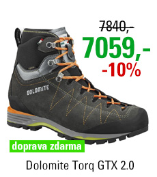 Dolomite Torq GTX 2.0 Anthracite/Bright Orange