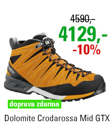 Dolomite Crodarossa Mid GTX Bright Orange/Black