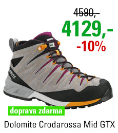 Dolomite Crodarossa Mid GTX Women Pewter Grey/Pansy Purple