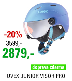 UVEX JUNIOR VISOR PRO blue met mat S566191430 18/19