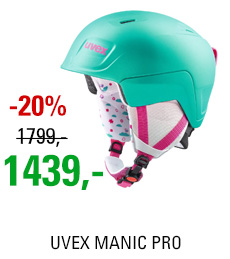 UVEX MANIC PRO mint-pink met mat S566224790 18/19