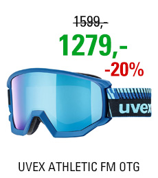 UVEX ATHLETIC FM OTG cobalt met mat/mir blue blue S5505204030