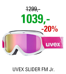 UVEX SLIDER FM white dl/mir pink lgl S5500261030