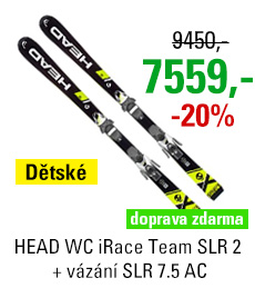 HEAD WC iRace Team SLR 2 + SLR 7.5 AC 18/19