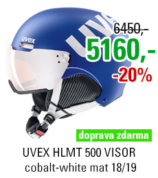 UVEX HLMT 500 VISOR cobalt-white mat S566213400 18/19