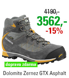 Dolomite Zernez GTX Asphalt Grey/Saffron Yellow