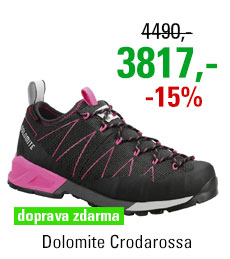 Dolomite Crodarossa Black/Fluo Pink