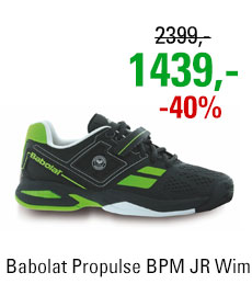 Babolat Propulse BPM Junior Black Wimbledon