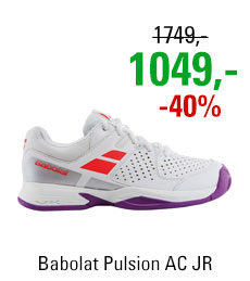 Babolat Pulsion All Court Junior White/Fluo Red