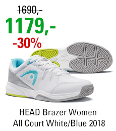 HEAD Brazer Women All Court White/Blue 2018