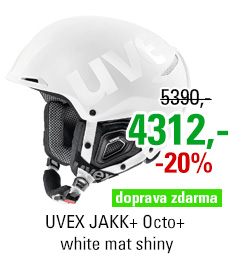 UVEX JAKK+ Octo+ white mat shiny S566182110