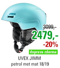 UVEX JIMM petrol met mat S566206410 18/19