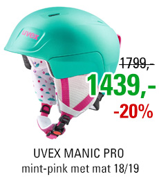 UVEX MANIC PRO mint-pink met mat S566224790 18/19