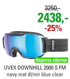 UVEX DOWNHILL 2000 S FM navy mat dl/mir blue clear S5504374026