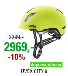 UVEX HELMA CITY 9, NEON YELLOW