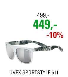 UVEX BRÝLE SPORTSTYLE 511, WHITE TRANSPARENT CAMO