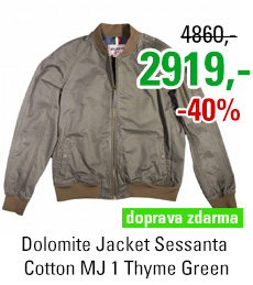 Dolomite Jacket Sessanta Cotton MJ 1 Thyme Green