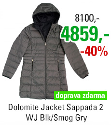 Dolomite Jacket Sappada 2 WJ Blk/Smog Gry