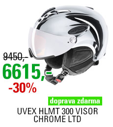 UVEX HLMT 300 VISOR CHROME LTD silver S566214190 17/18