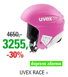 UVEX RACE + pink-white mat S566172900 17/18