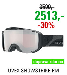 UVEX SNOWSTRIKE PM black mat/ltm silver, pola/lgl S5504182026