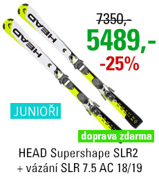 HEAD Supershape SLR2 + SLR 7.5 AC 18/19