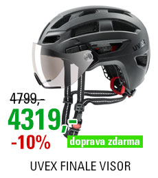 UVEX HELMA FINALE VISOR, BLACK MAT 2019