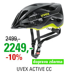 UVEX HELMA ACTIVE CC, BLACK-YELLOW MAT 2019