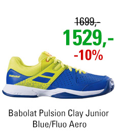 Babolat Pulsion Clay Junior Blue/Fluo Aero
