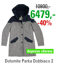 Dolomite Parka Dobbiaco 2 WPK Ligh Gry/Blu