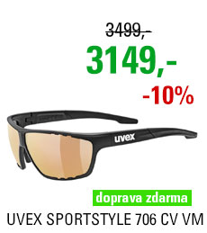 UVEX BRÝLE SPORTSTYLE 706 CV VM (ColorVision), BLACK MAT